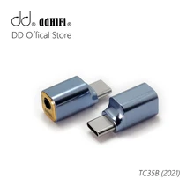DD ddHiFi All-New TC35B (2021) USB Type-C to 3.5mm Headphone Adapter for Android Phone Huawei Xiaomi Samsung, 384kHz/32bit