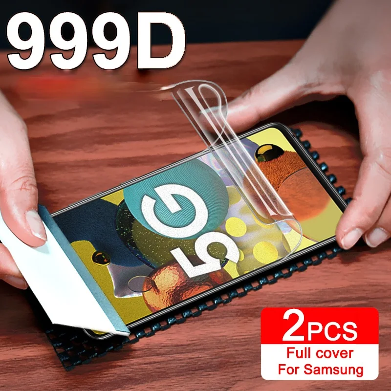 

De hidrogel для Samsung Galaxy S10, S9, S8, S20 Plus, A71, A51, A50, Note 10, 9, 8, 20, 2 uds.