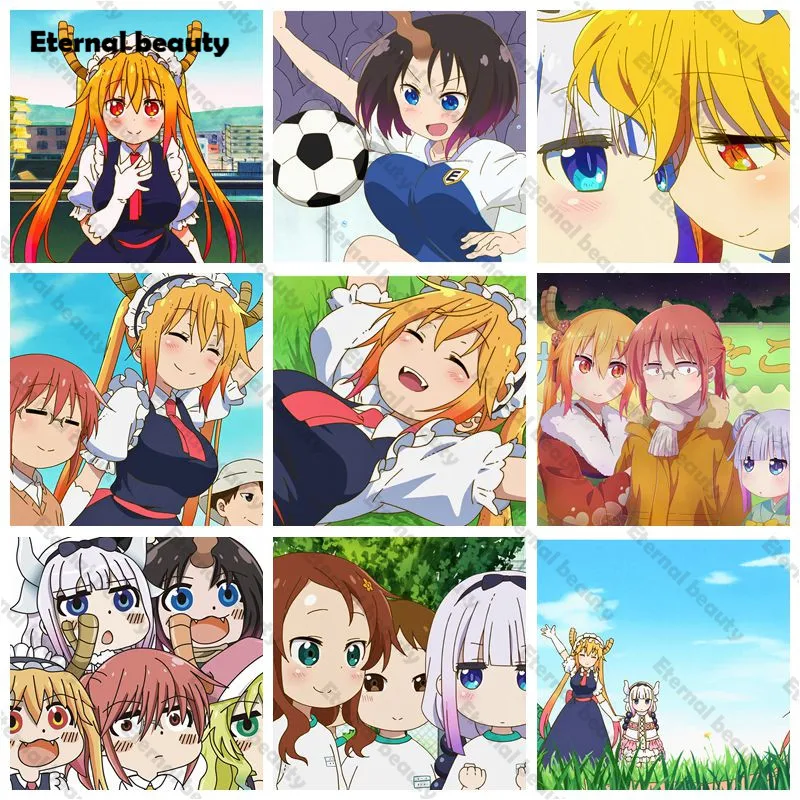 

Japan Anime Role 5D Diamond Painting Cross Stitch Mosaic Wall Picture Full Round Drill Embroidery Handmade Artwork for Kid Gift