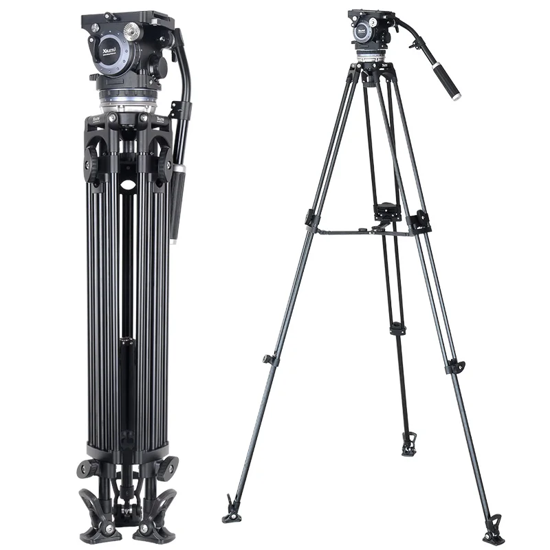 

XILETU XMV-30 Professional Film and Television Tripod and Head For Sachtler Video Recorder Movie and TV play