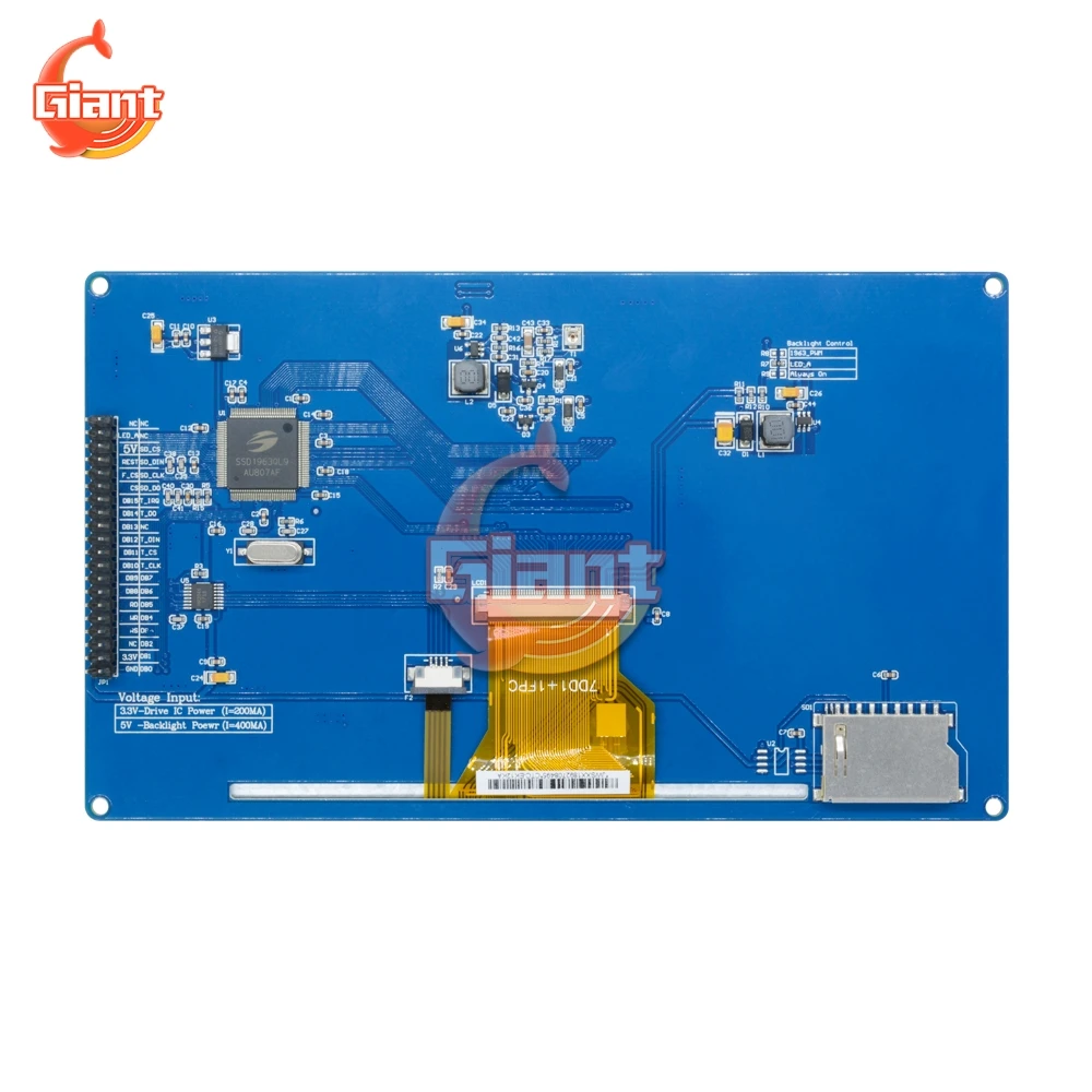 7 &quotсенсорный TFT ЖК-модуль AVR STM32 ARM цифровая плата управления Сенсорный экран ШИМ