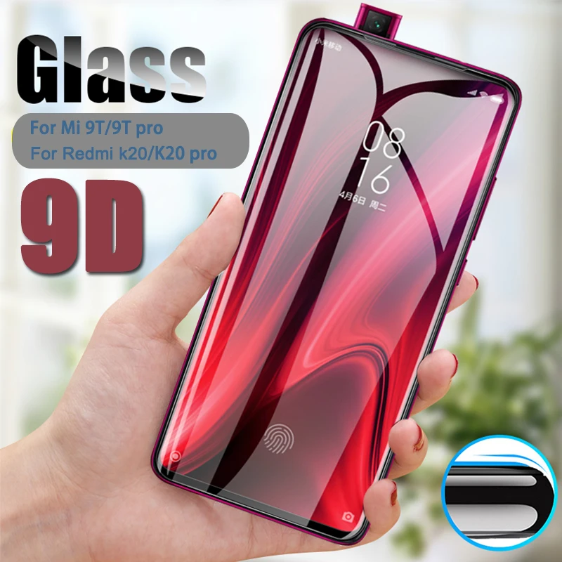 2 в 1 защитное стекло на Xiaomi mi 9T Pro Red K20 объектив камеры протектор экрана xiomi xaomi 9t k 20