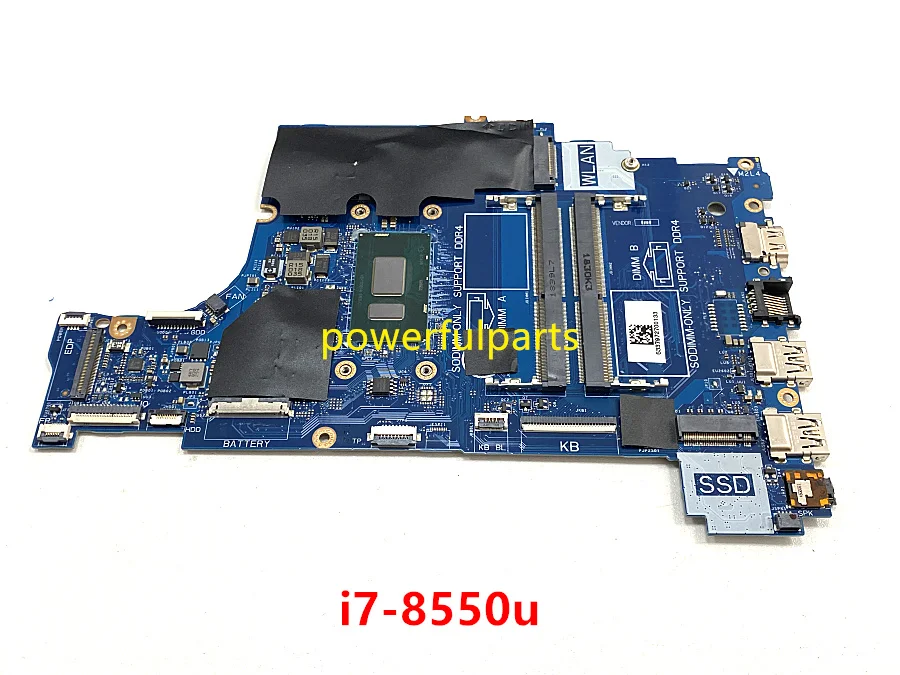 

CAL60 LA-F114P motherboard for dell inspiron 5570 5770 laptop mainboard with i7-8550u cpu 0V4K03 CN-0V4K03 tested ok