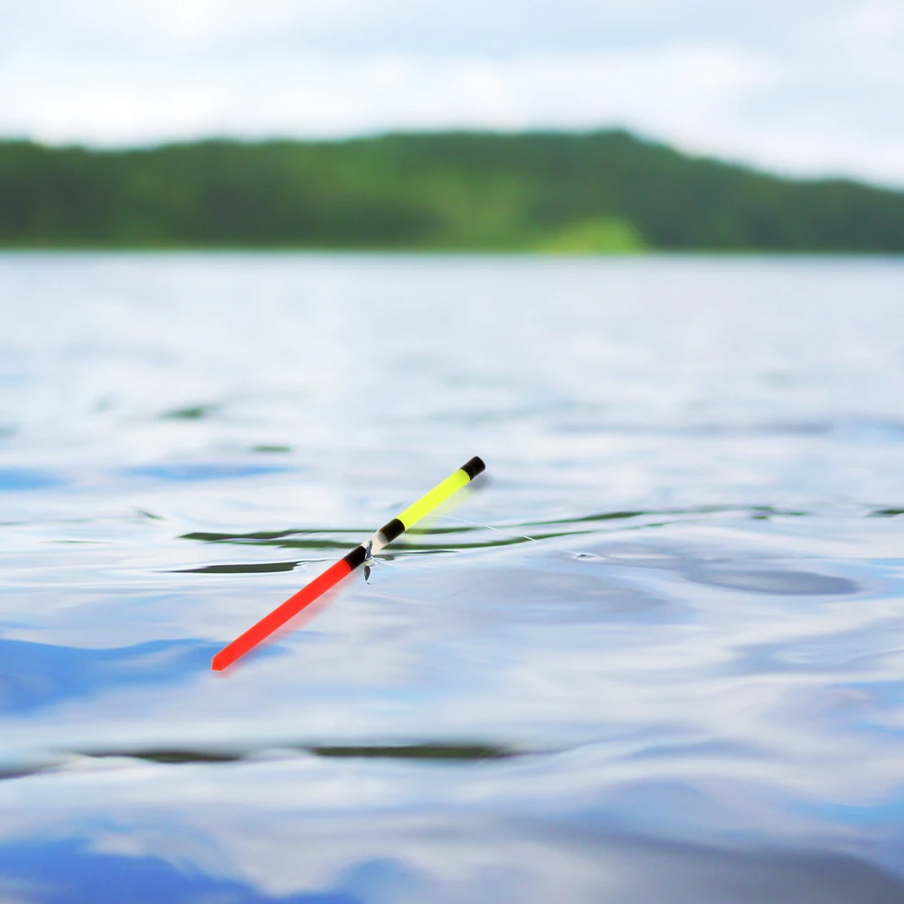 100 шт. Пластик длинный хвост верт рыболовный поплавок плавающая рукоятка трубки