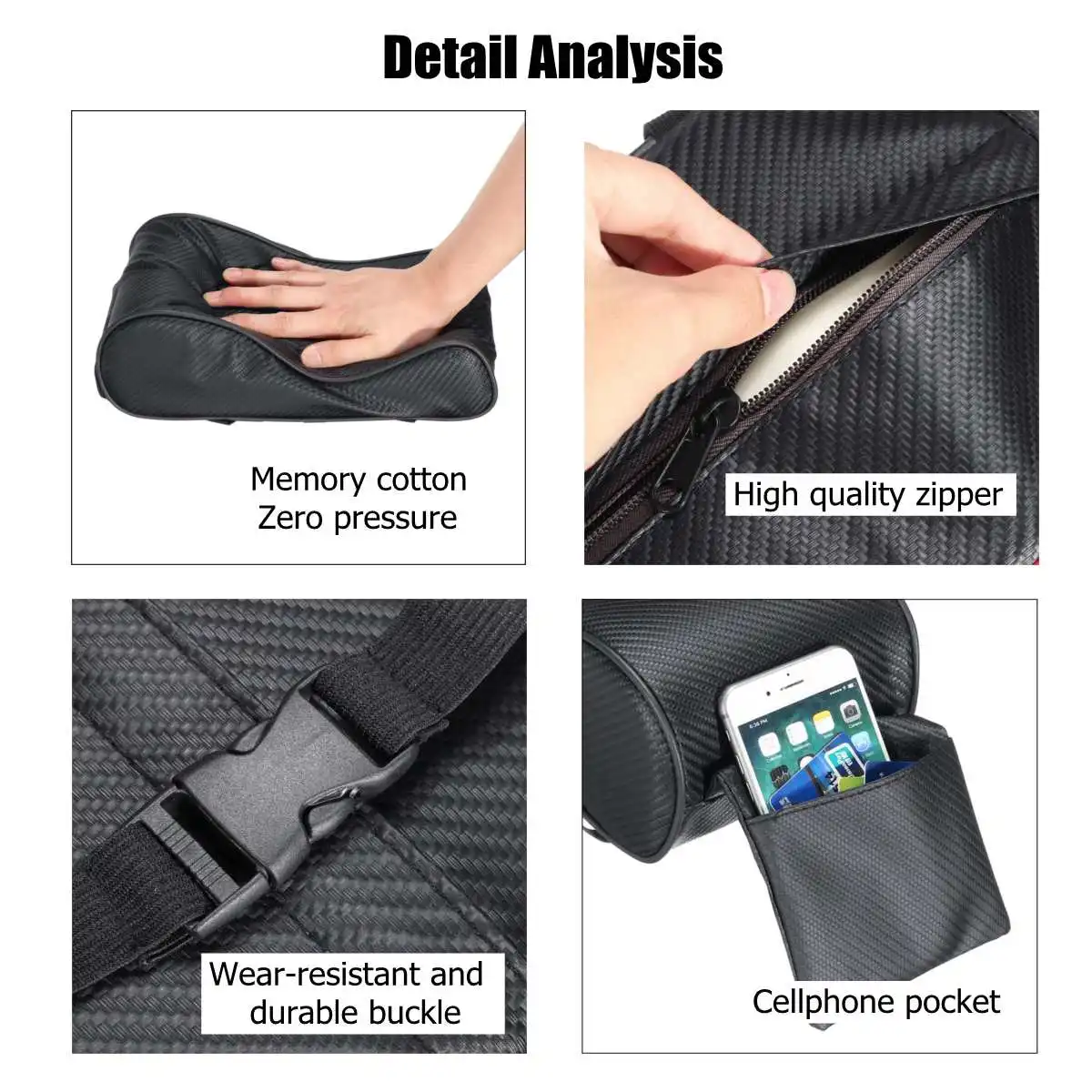 Подлокотник для автомобиля универсальные кожаные подлокотники центральная