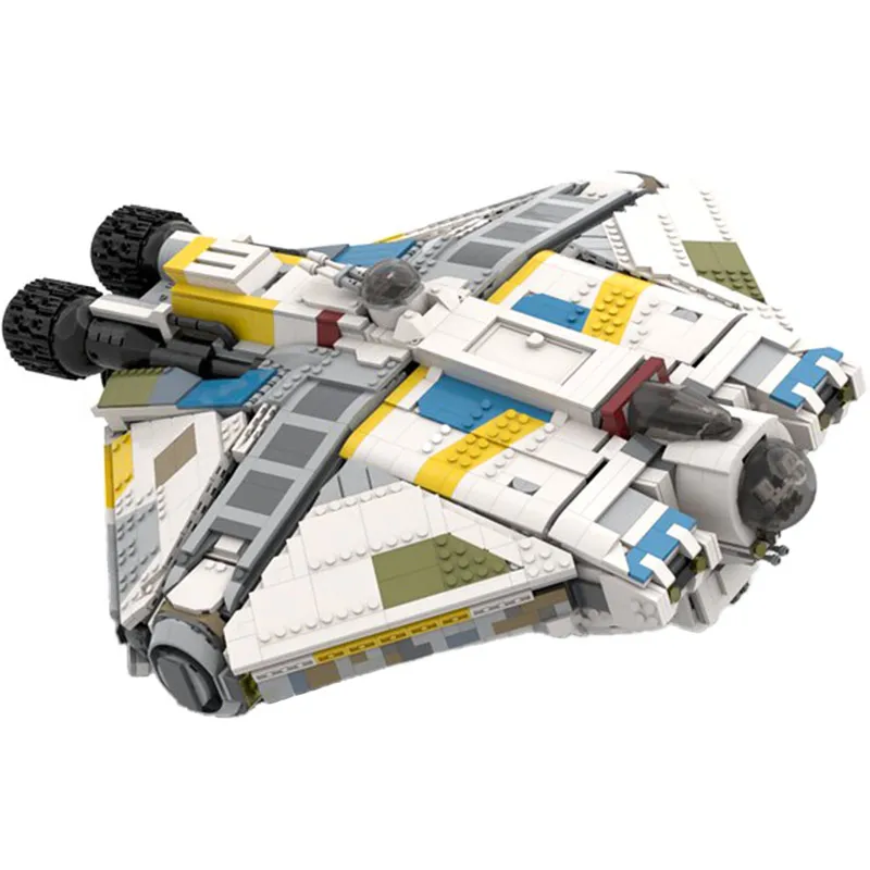 

DIY The Ghost VCX-100 Armed Freighter Model Space Military Series Wars Spaceship Building Blocks Bricks Toys for Kids Xmas Gifts