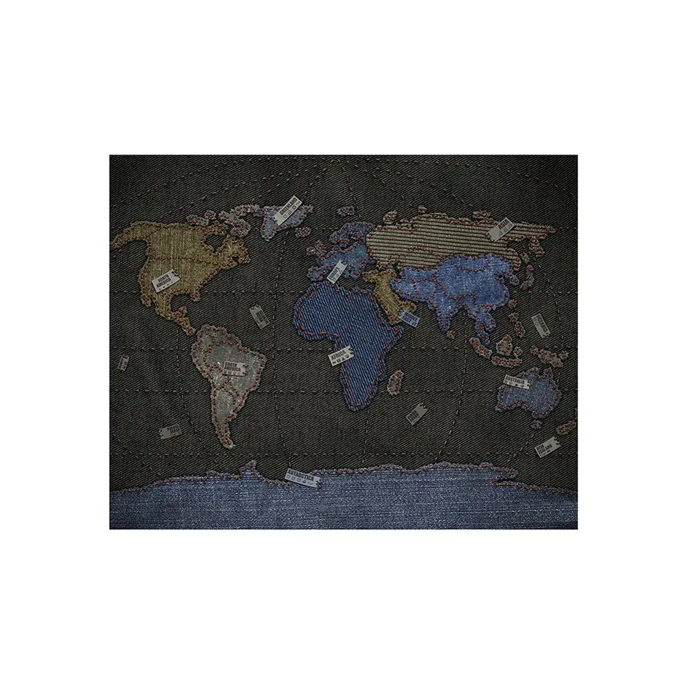 

150x225 см DIY карта мира в ковбойском стиле, забавная декоративная карта для домашнего офиса, Настенный декор