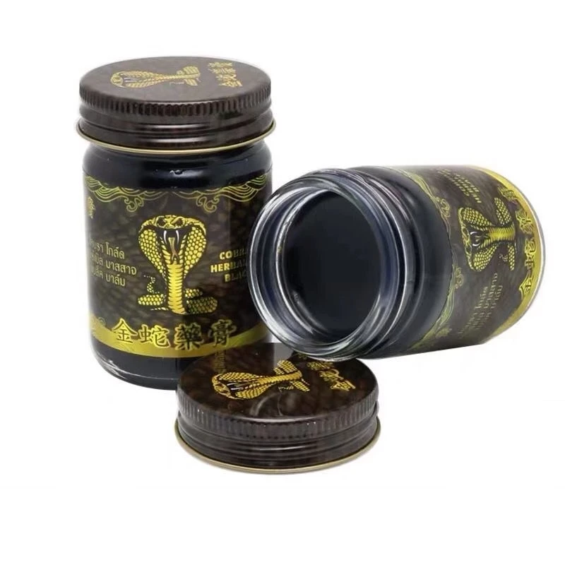 

Golden snake tiger balm ointment thailand joints pain relief muscle pain relax balm medical plaster oil patch knee pain health