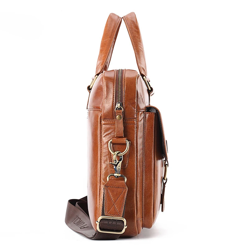 100% мужской портфель из натуральной коровьей кожи сумка для бизнеса мужская