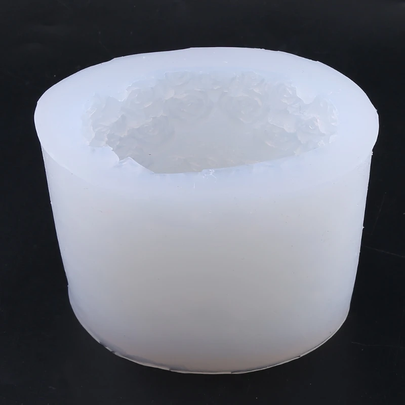 

3D Rose Lovely Candle Mold Wedding Silicone Candle Mould Decorating Silicone Molds for Soap Candle Scented Wax Gypsum Re W3JA