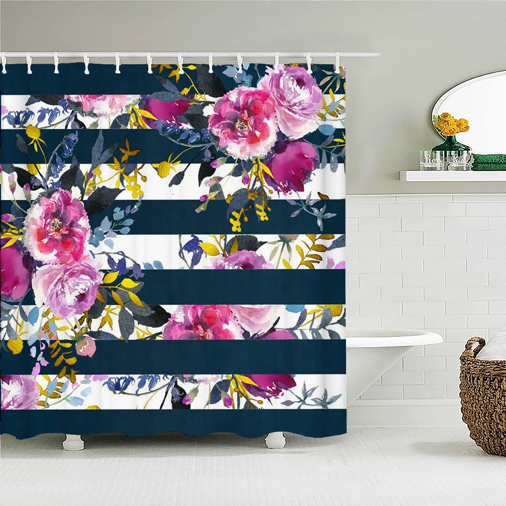 Ткань с ярким цветочным рисунком зеленых растений ладони Водонепроницаемая