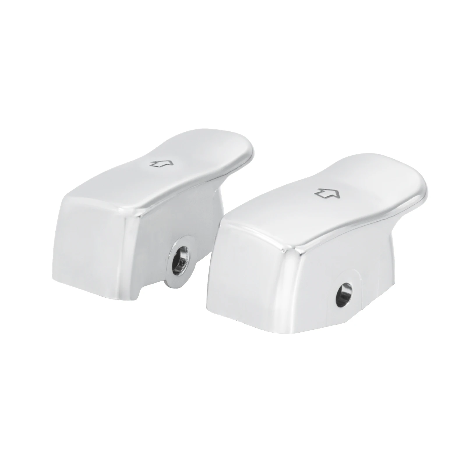 Колпачки для сигнала поворота мотоцикла 2 шт. черные/хромированные Harley Sportster XL