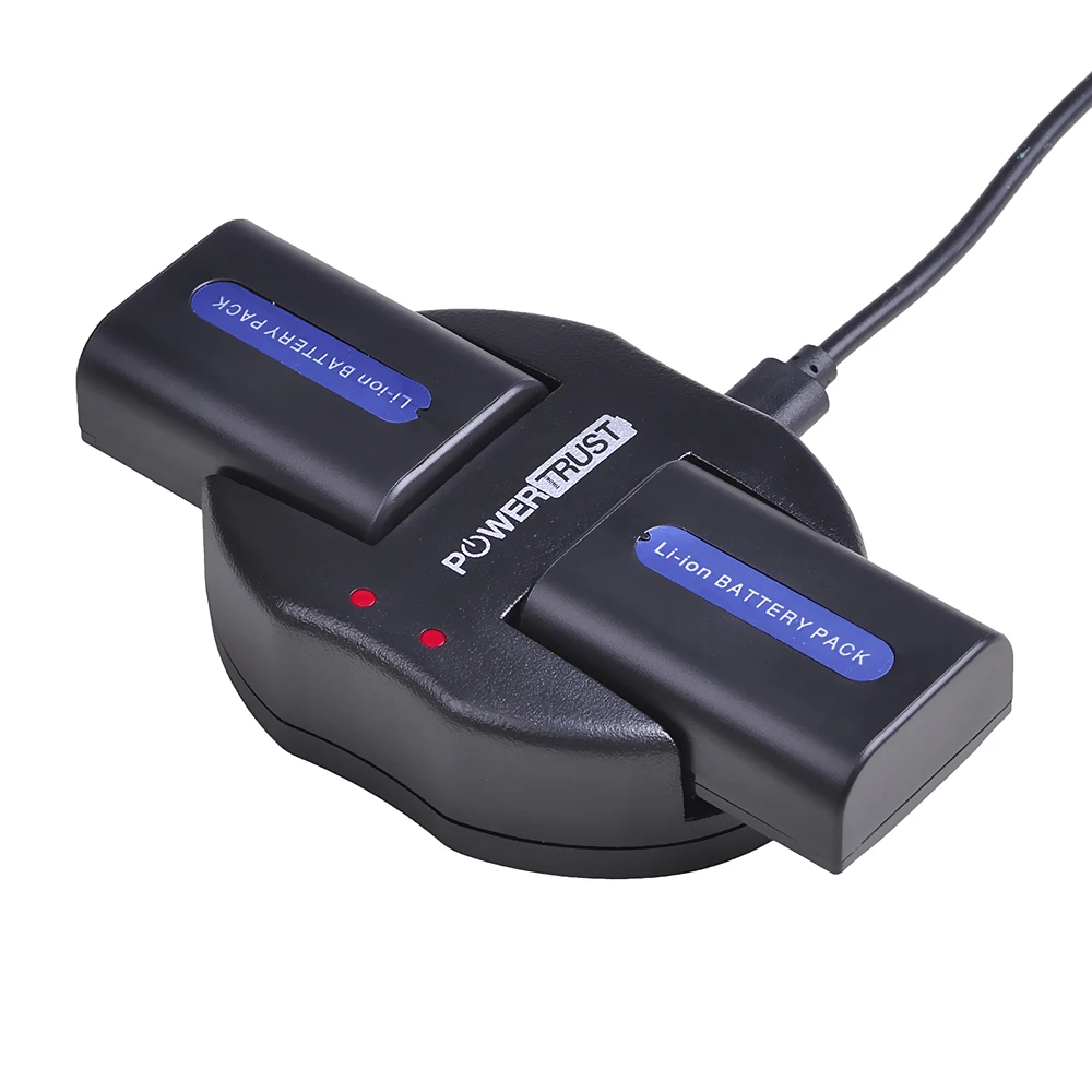 2 шт. аккумуляторы NP FH50 2000 мАч + двойное зарядное устройство USB для Sony A230 A330 A290 A390 HX100