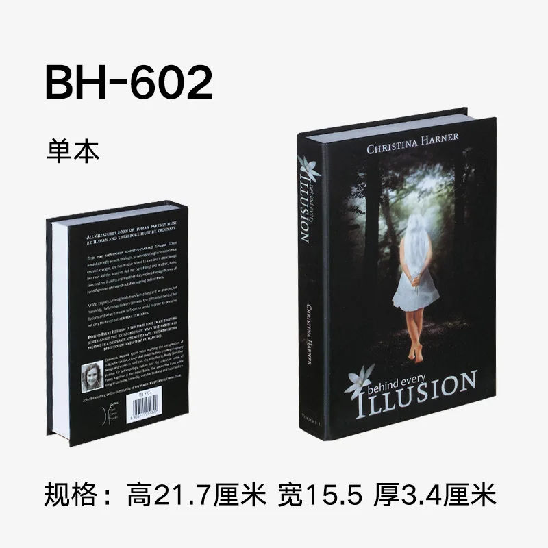 

Fake Books Decoration Creative English Minimalist Modern Home Soft Loading Furnishings Northern European-Style