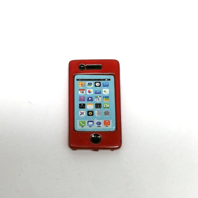 Милая кукла масштаб 1:12 телефон кукольный домик сотовый Миниатюрная игрушка еда