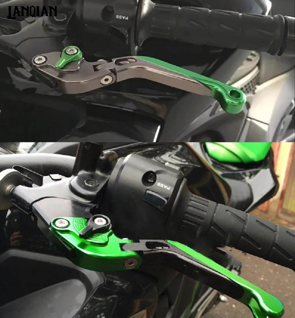 Регулируемый складной выдвижной тормозной рычаг сцепления для мотоцикла Kawasaki