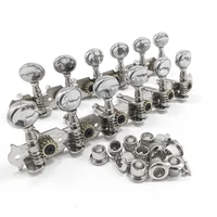 6l 6r tuning pegs tuners machine heads string tuning pegs for 12 string acoustic guitar accessory part silver