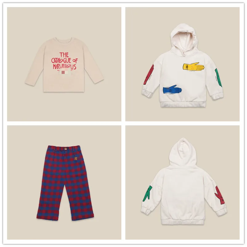 Детский костюм из трех предметов на осень и зиму хлопковая Футболка Bobo для