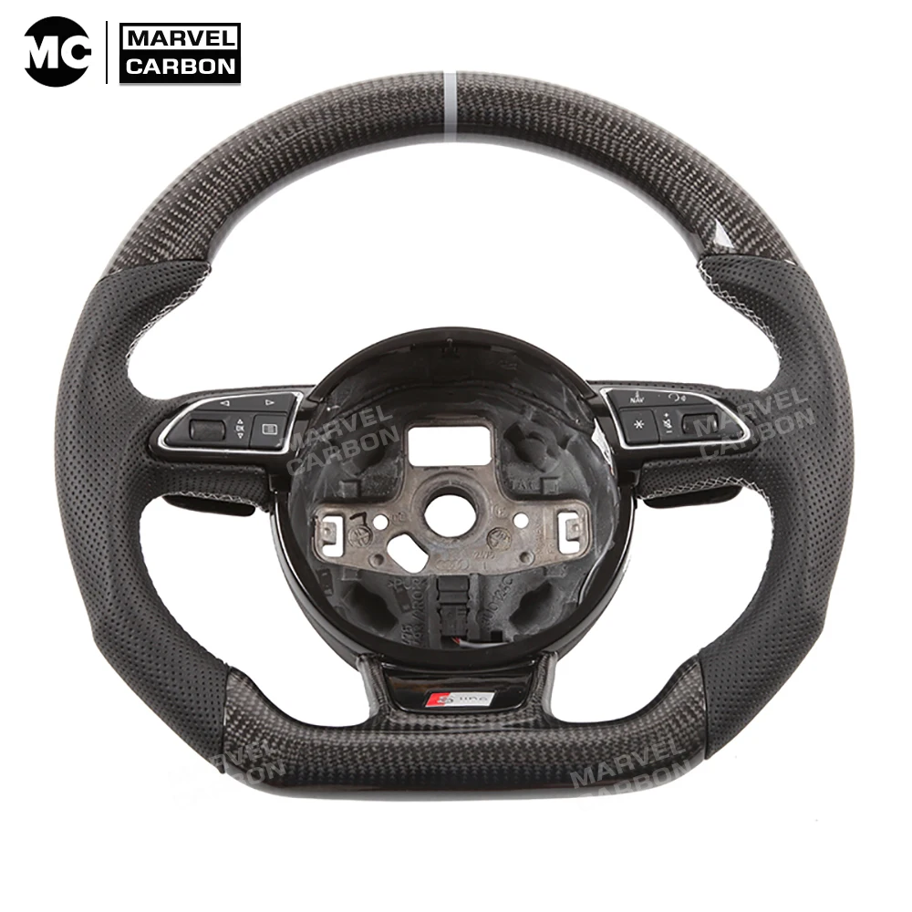 

Custom Steering Wheel RS4 RS6 RS5 S4 S5 S6 Carbon Fiber for Audi S1/S2/S3/S4/S5/S6/S7/S8/RS1/RS2/RS3/RS4/RS5/RS6/RS7/RS8