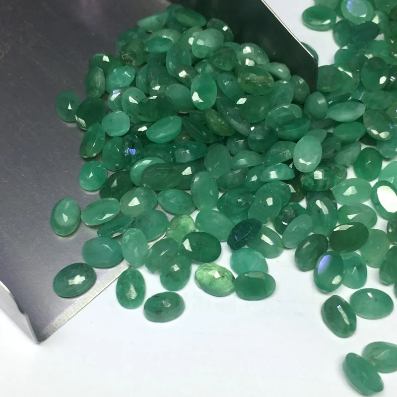 CSJ Настоящее натуральное изумруд свободный драгоценный камень 1 шт Берил