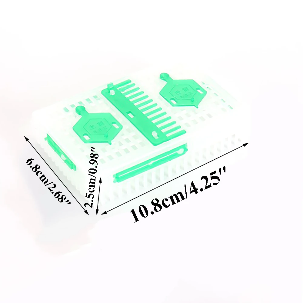 1 шт. Пчеловодство Новый воспитание Queen Клетка Складной Пластик пчелиный улей