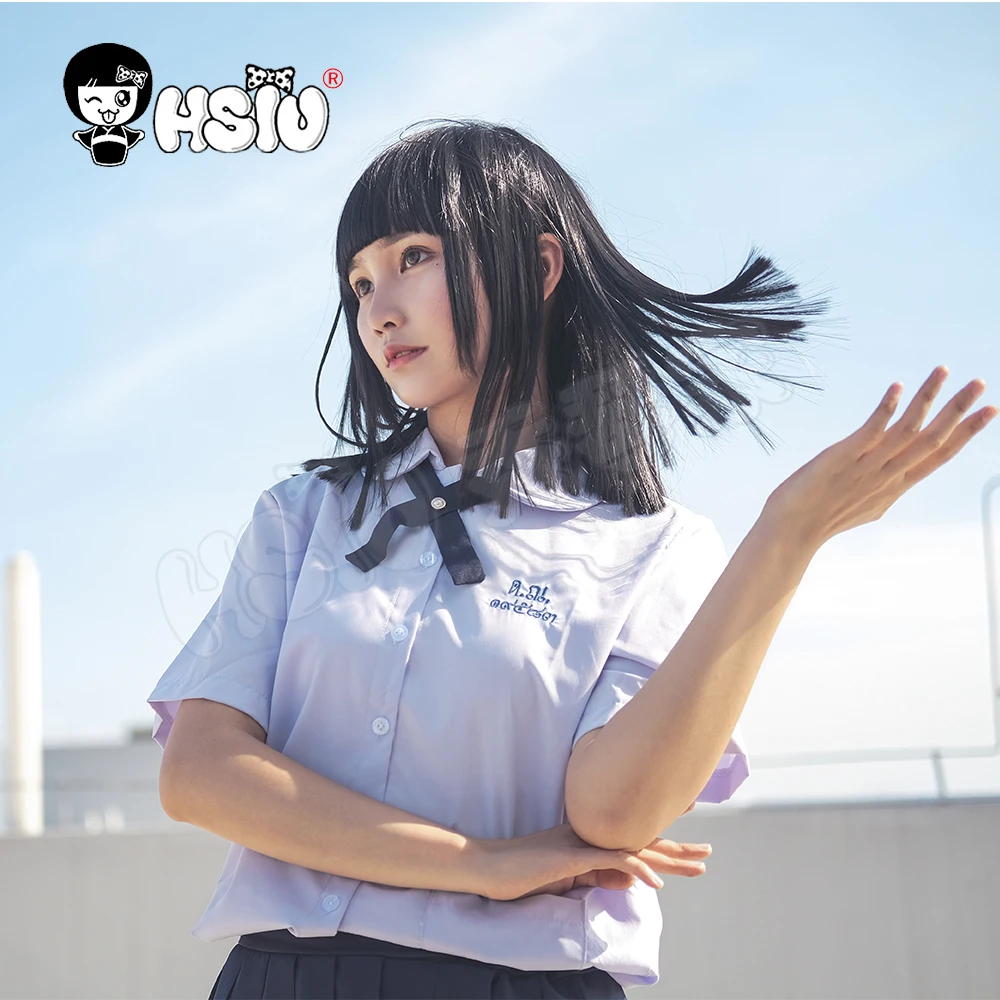 Nanno cosplay wig Girl from Nowhere HSIU Black short hair+Free Brand Cap | Тематическая одежда и униформа