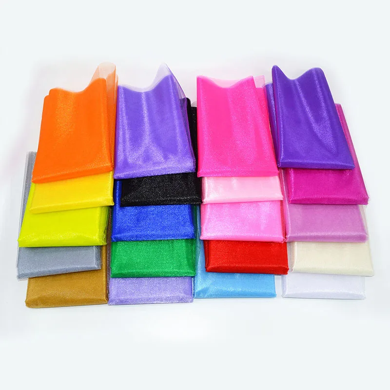 5 м с украшением в виде кристаллов органза бантом тюль рулон ткани для свадебная