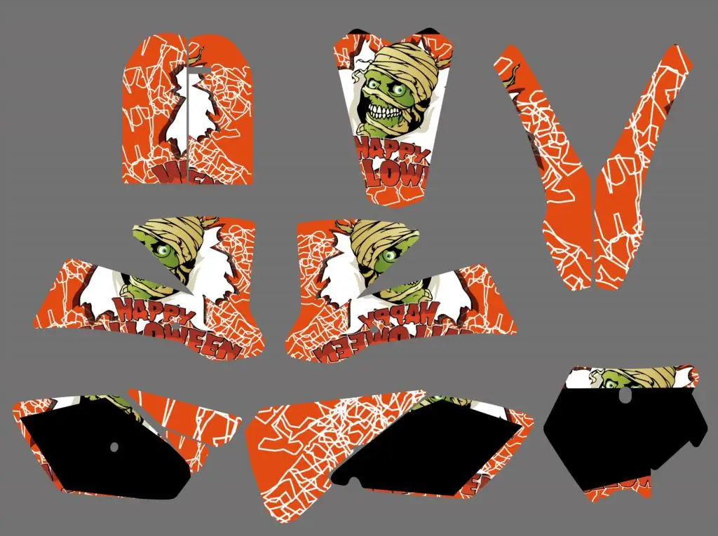 Графические фоны для мотокросса наклейка с полной наклейкой KTM SX85 SX 85 85SX 2003-2012 2011