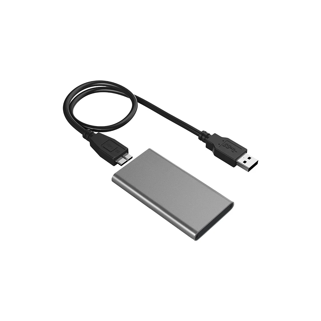 XT-XINTE External Enclosure Hard Drive Mini mSATA to USB 3.0 HDD Hard Drive Adapter Case For mSATA SSD Case Box