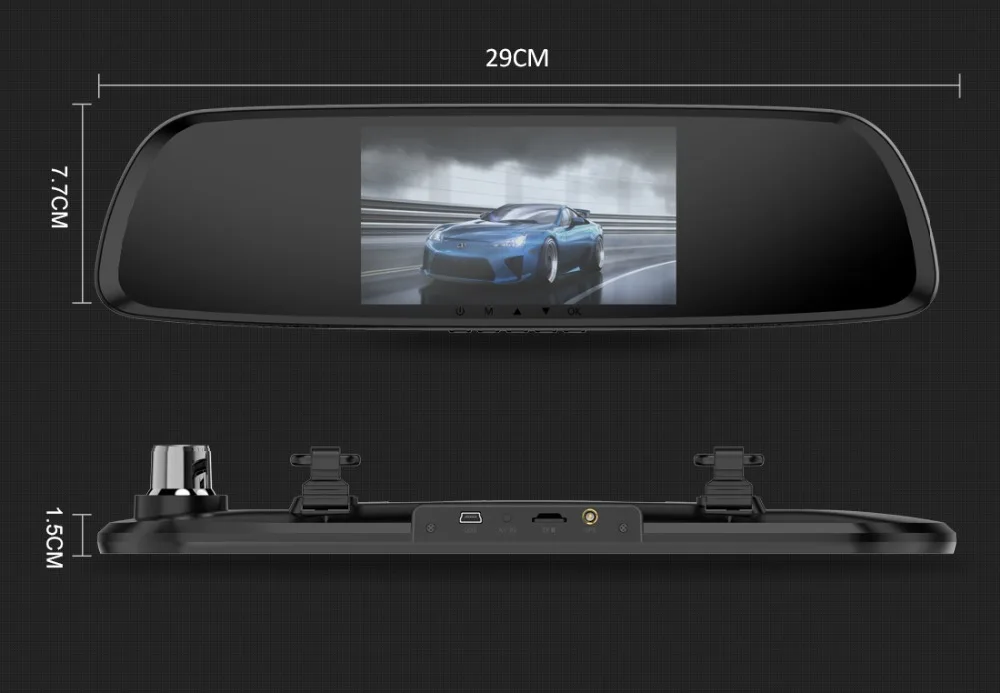 XPX G616-STR, Автомобильный видеорегистратор, зеркало, Dash cam, 3 в 1, автомобильная камера, радар, камера заднего вида, gps, 1080 P, зеркало заднего вида, Dashcam, Автомобильный видеорегистратор, 3 в 1