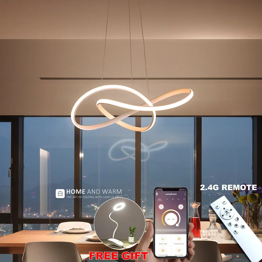 

Post Modern Irregular LED Chandelier Light Aluminum Acrylic Ceiling Hanging Lamp Dining Room Pendant Restaurant Suspension Light