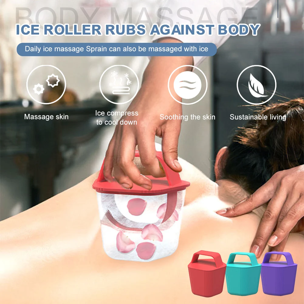 

Ice Ball Cup Cold Massage Facial Ice Roller Cold Therapy for Pain Sprains Inflammation Cold Therapy for Face Body NEW
