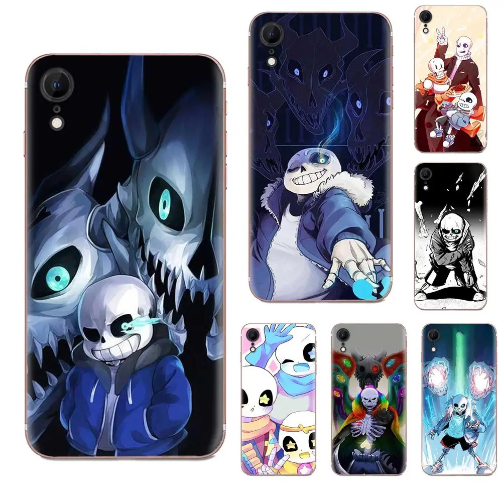 Для Huawei Honor 4C 5A 5C 5X 6 6A 6X 7 7A 7C 7X 8 8C 8S 9 10 10i 20 20i Lite Pro мягкие узоры Undertale Papyrus Sans
