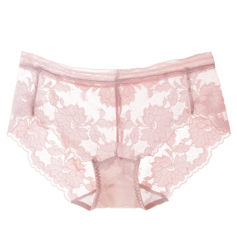 Сексуальные кружевные женские трусики LANGSHA бесшовное нейлоновое нижнее белье