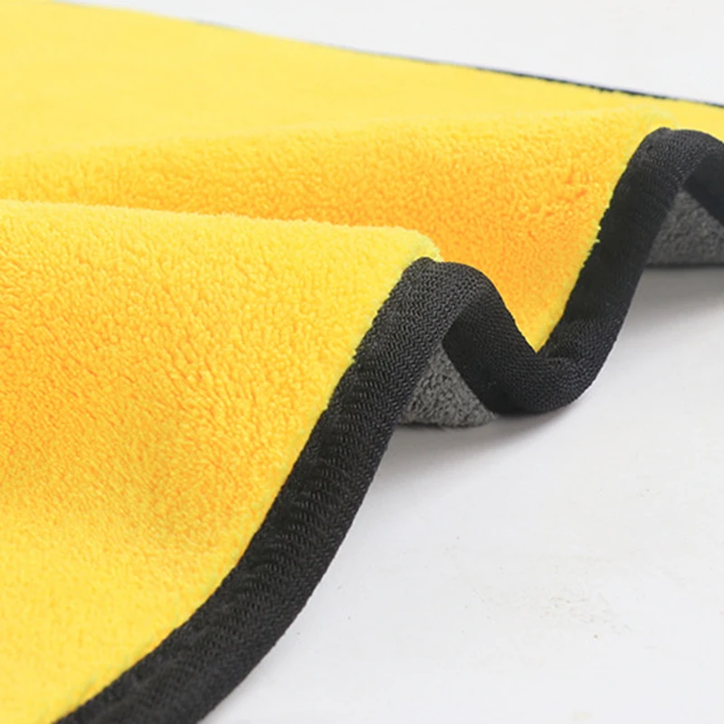Two-color Coral Velvet Car Towel High-density Thick Absorbent without Lint Cleaning Cloths TXTB1 | Дом и сад
