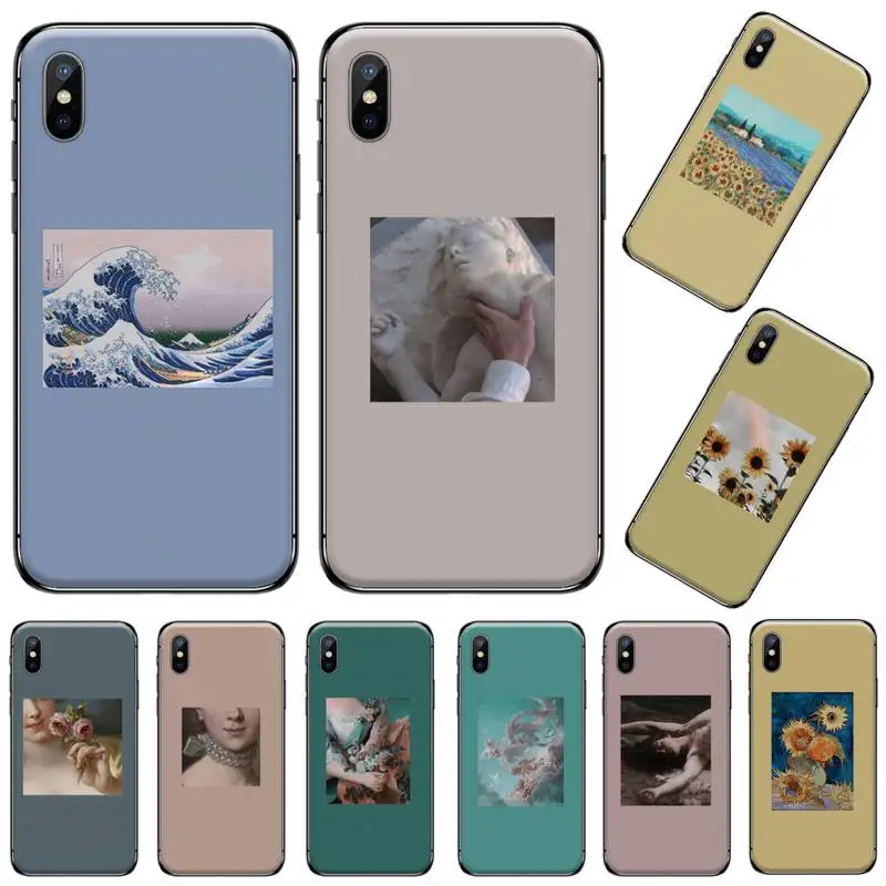 Чехол с цветочным узором для iphone 5 5s 5c se 6 6s 7 8 plus x xs xr 11 pro max|Бамперы| |