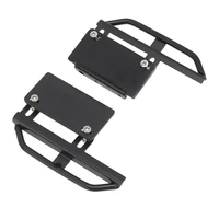 1 set metal side pedal guard protection board foot pedal for axial scx24 rc car 90081 frame accessories