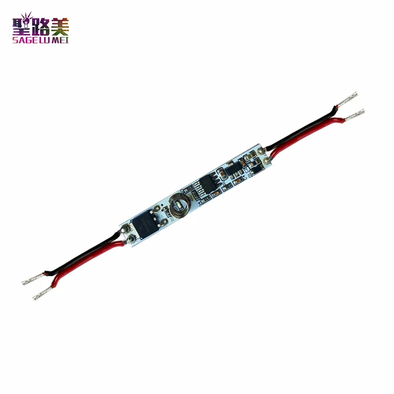 DC12-24V одноцветный светодиодный мини-сенсорный диммер PCBA макс 3 А для 5 м 5050 3528 3835 5630