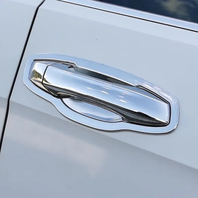 

Для Skoda Karoq 2017 2018 2019 2020 2021 хромированная Автомобильная боковая дверная ручка Крышка Чаша отделка стикер Стайлинг Аксессуары