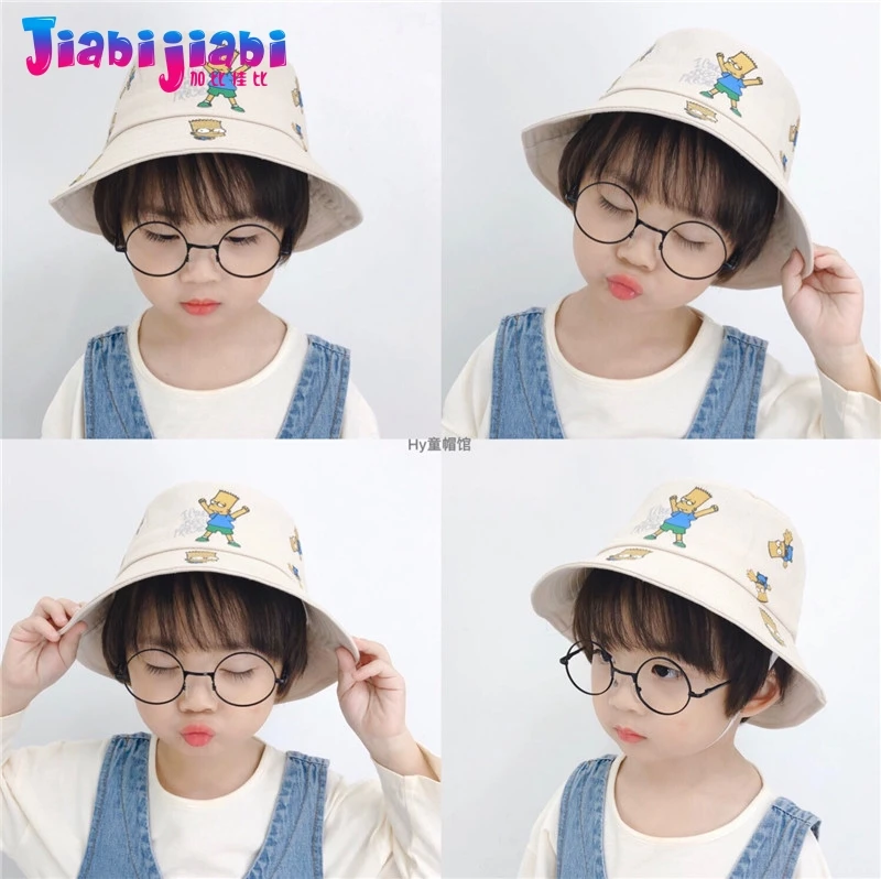 Детская Панама весенне-летняя тонкая тканевая шапка для мальчиков и девочек