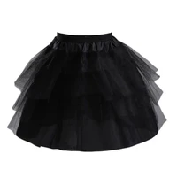 cosplay maid wear lolita pettiskirt short no hoops petticoat girls ballet mesh yarn skirt petticoats