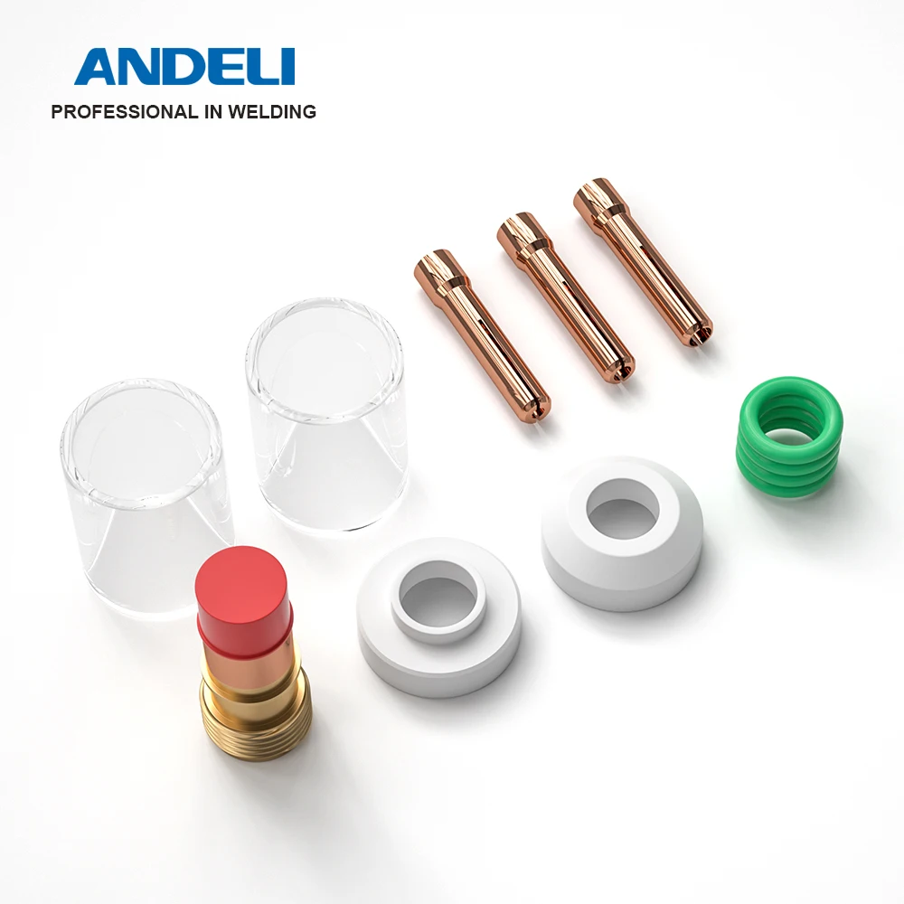 ANDELI Pyrex Cup Kit Practical Accessories TIG welding torch Argon Arc Tool For WP 17/18/26 | Инструменты