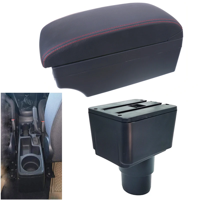 

For FORD EcoSport 2018-2021 Armrest Box For FORD EcoSport Car Interior Retrofit Parts Accessories Center Storage Armres With USB
