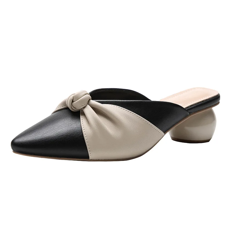 

Low Shoes Woman 2021 Slipper PU Rome Rubber Fabric Hoof Heels Slides Low Shoes Woman 2021 Slipper Rubber Slides Fabric Rome Hoof