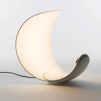 italian design moon table lamp bedroom night lamp modern and simple creative bedside office study reading desk lamp