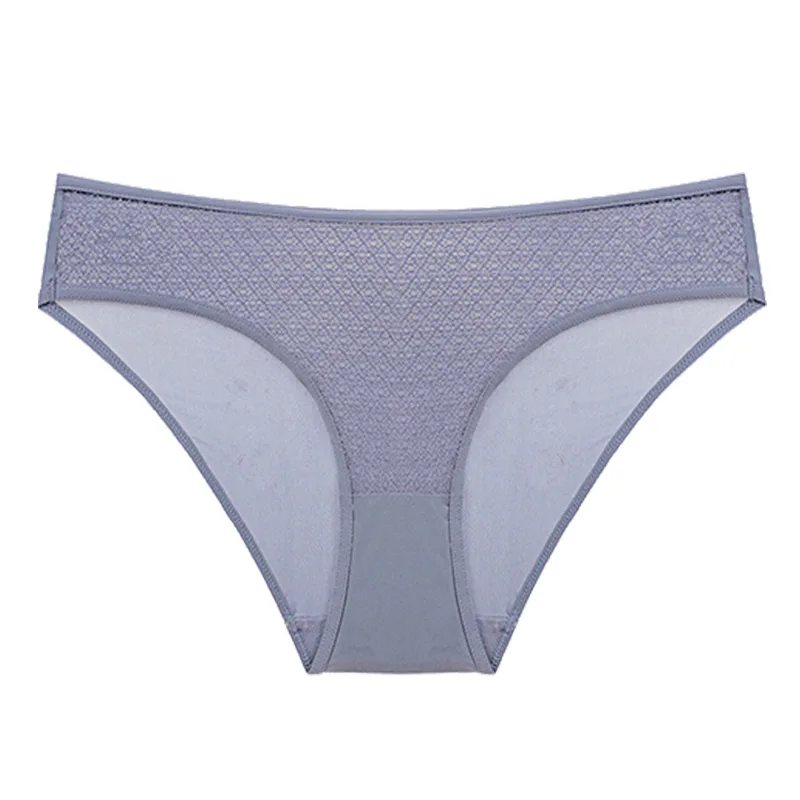 

Mesh Breathable S-XL Cotton Panties Female Underpants Sexy Panties for Women Briefs Underwear Plus Pantys Lingerie 8 Solid Color