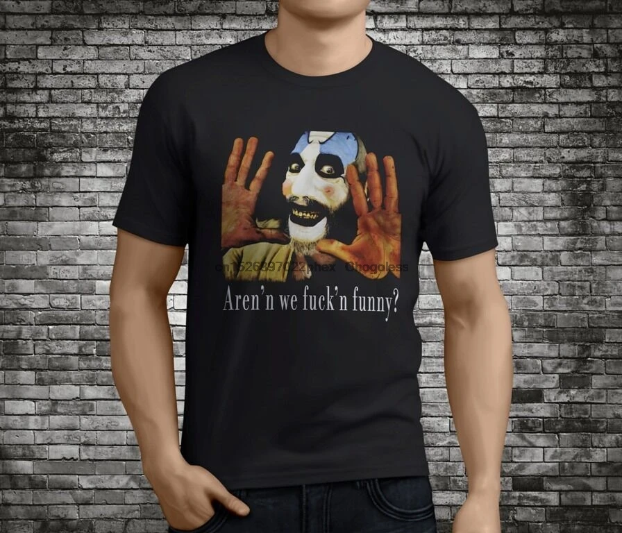 Новые популярные Captain Spaulding комиксы комплект из черной кофты с длинным рукавом и