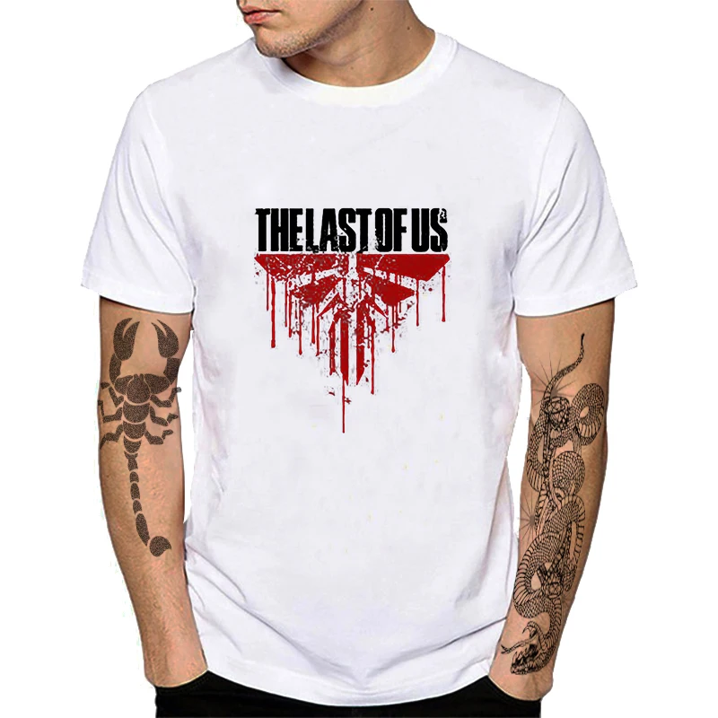 Последний из нас часть II футболка Ellie's Tattoo LOU Game Inspired модная с принтом жирафа