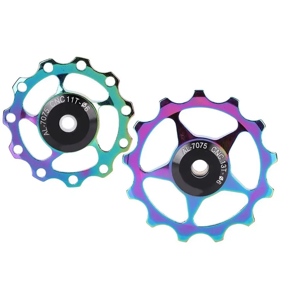 11 13 лет велосипед задний переключатель ролик подшипник направляющий шкив для MTB