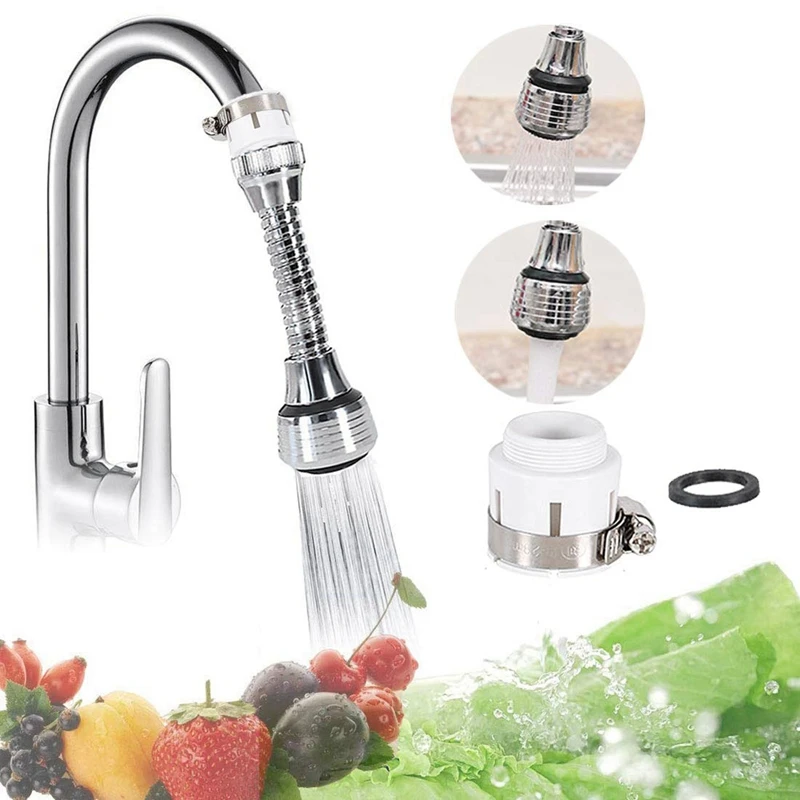 Лидер продаж 2X360 градусов вращающийся Поворотный кран экономии воды фильтр